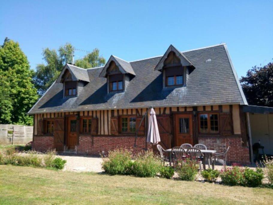 La Bergerie, Cottage Normand 5 Pers. Avec Piano Epreville-en-Lieuvin Bagian luar foto