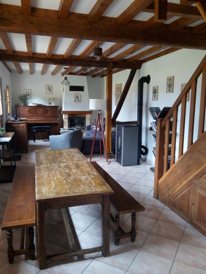 La Bergerie, Cottage Normand 5 Pers. Avec Piano Epreville-en-Lieuvin Bagian luar foto